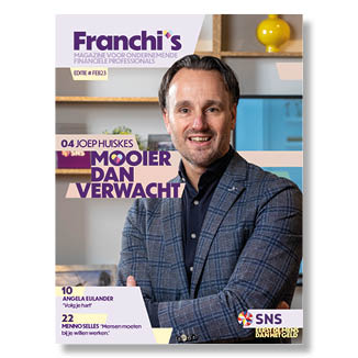 Voorpagina van het magazine Franchi's van SNS Franchise, Krekwerk