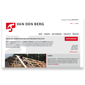 Homepage Bouwveluwe.nl van den Berg, Krekwerk Homepage van Bouwveluwe.nl van den Berg, Krekwerk
