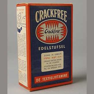 Originele foto van een crackfree verpakking uit de jaren vijftig afkomstig van het museum Rotterdam Originele foto van een crackfree verpakking uit de jaren vijftig afkomstig van het museum Rotterdam