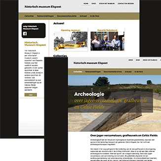 Website Historisch Museum Elspeet door Krekwerk. Website Historisch Museum Elspeet door Krekwerk.