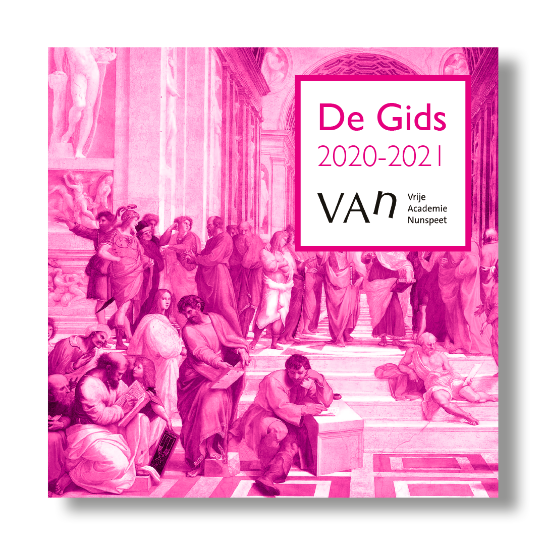 Vrije Academie Nunspeet. Diverse communicatieuitingen zoals advertenties, posters en brochure Vrije Academie Nunspeet. Diverse communicatieuitingen zoals advertenties, posters en brochure