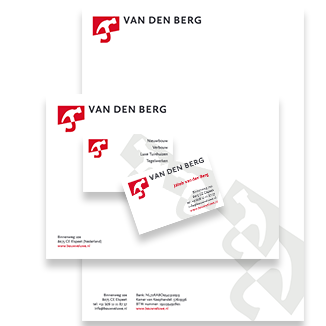 Logo, Visitekaartjes, Briefpapier, Reclamebord voor Bouwveluwe van den Berg, Krekwerk Logo, Visitekaartjes, Briefpapier, Reclamebord voor Bouwveluwe van den Berg, Krekwerk